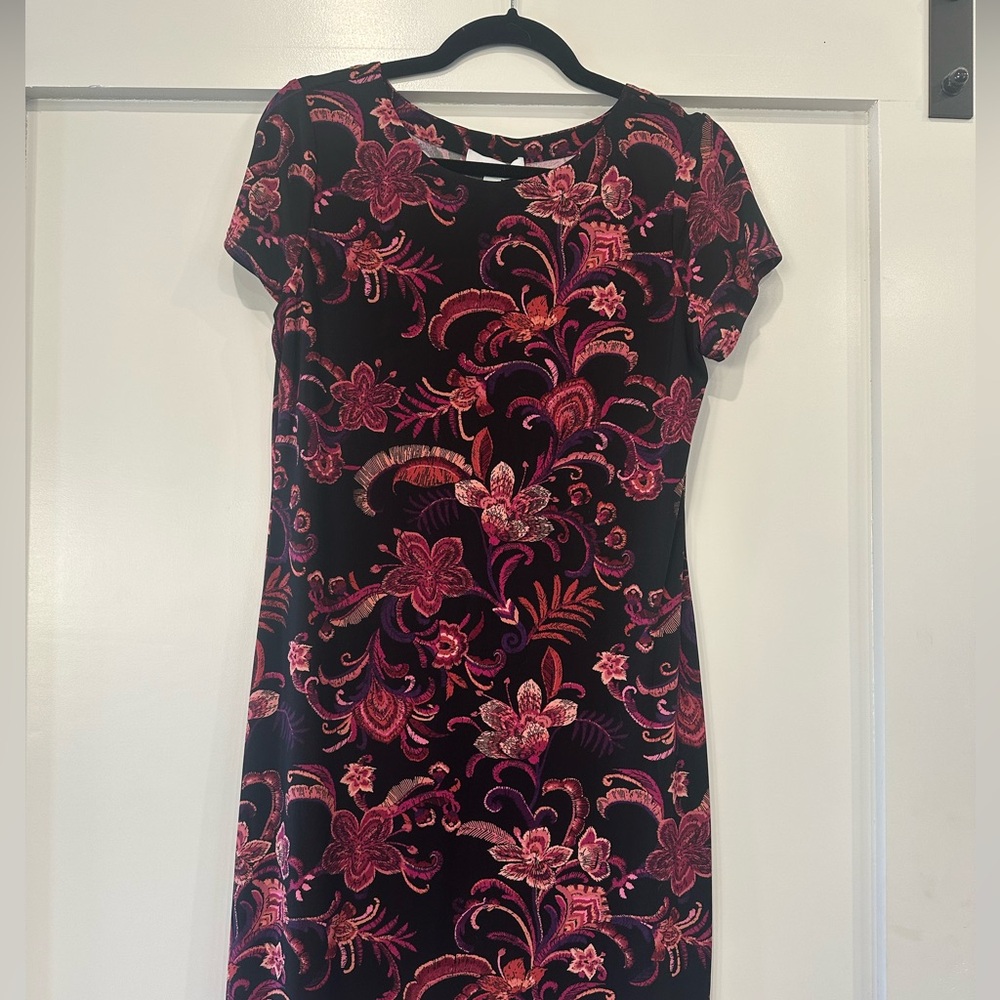 Nine West floral short sleeve dress NWT
